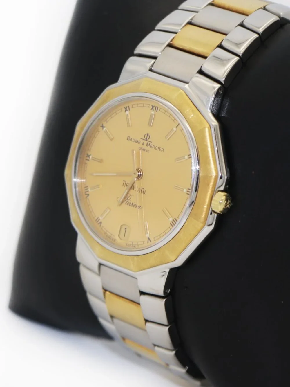 Baume and Mercier Vintage Tiffany & Co. Riviera Two-Tone Watch